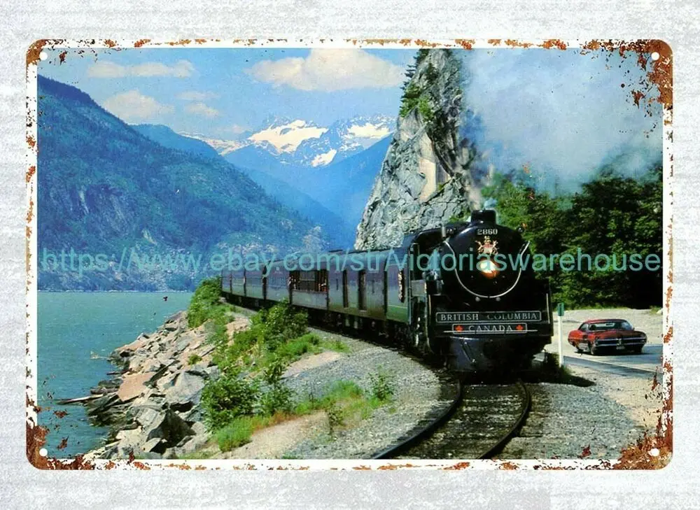 

Декор стен комнаты Королевский Хадсон Howe Sound BC металлический жестяной знак