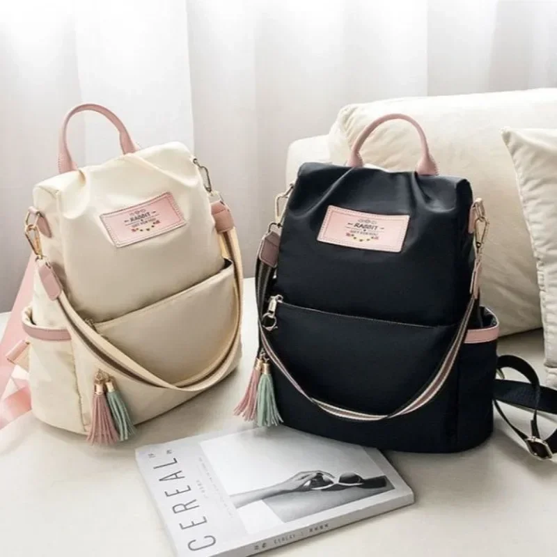 

Рюкзак женский из ткани Оксфорд, маленький ранец супер-огонь, Вместительная дорожная школьная сумка для студентов, 2023