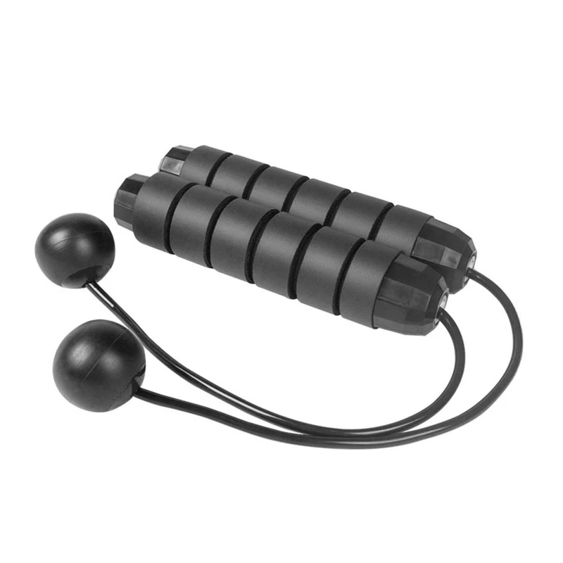 

Protable Fitness Ropeless Jump Rope Adjustable Length Rapid Speed Cordless Rope