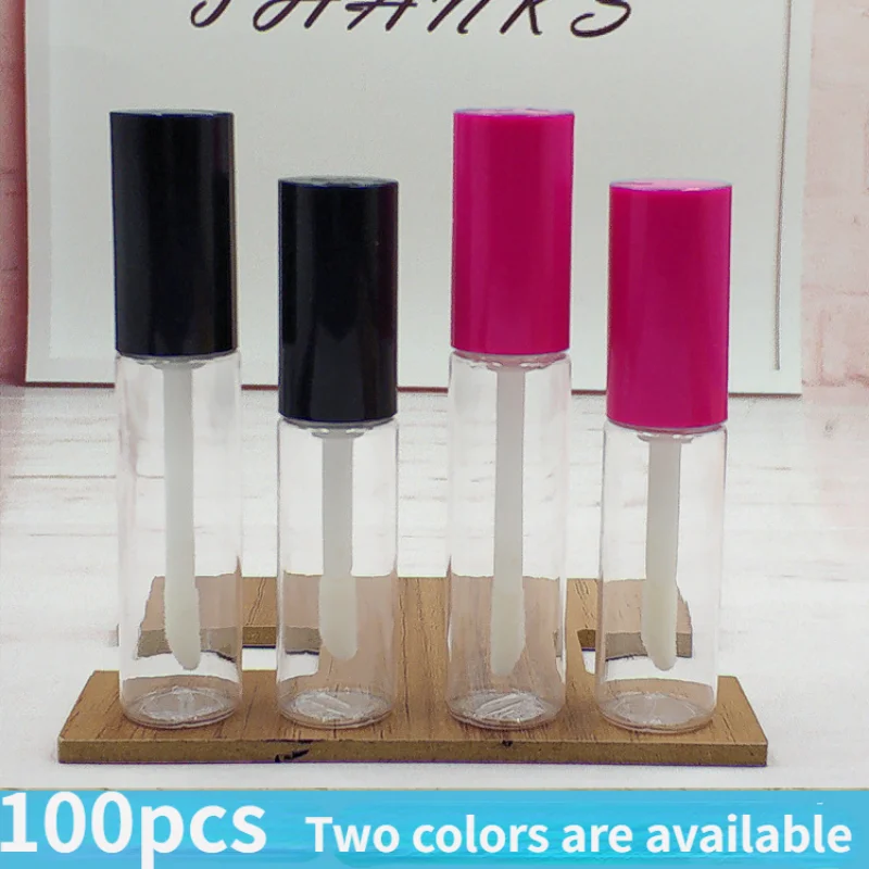 

100PCS 3ml 6ml 8ml Wholesale Diy Lip Gloss Empty Plastic Tube Lip Glaze Bottle Packaging Material 10 Funnels Are Complimentary