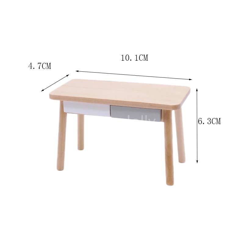Миниатюрная мебель для кукольного домика в масштабе 1/12 Миниатюрный стол и стул
