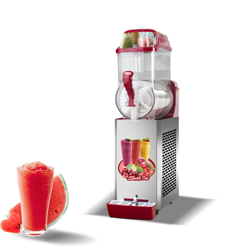 

Smoothie Sundae Stainless Steel Ice Cream Snow Melting Machine Commercial Smoothie Machine Single Cylinder Snow Melting Machine