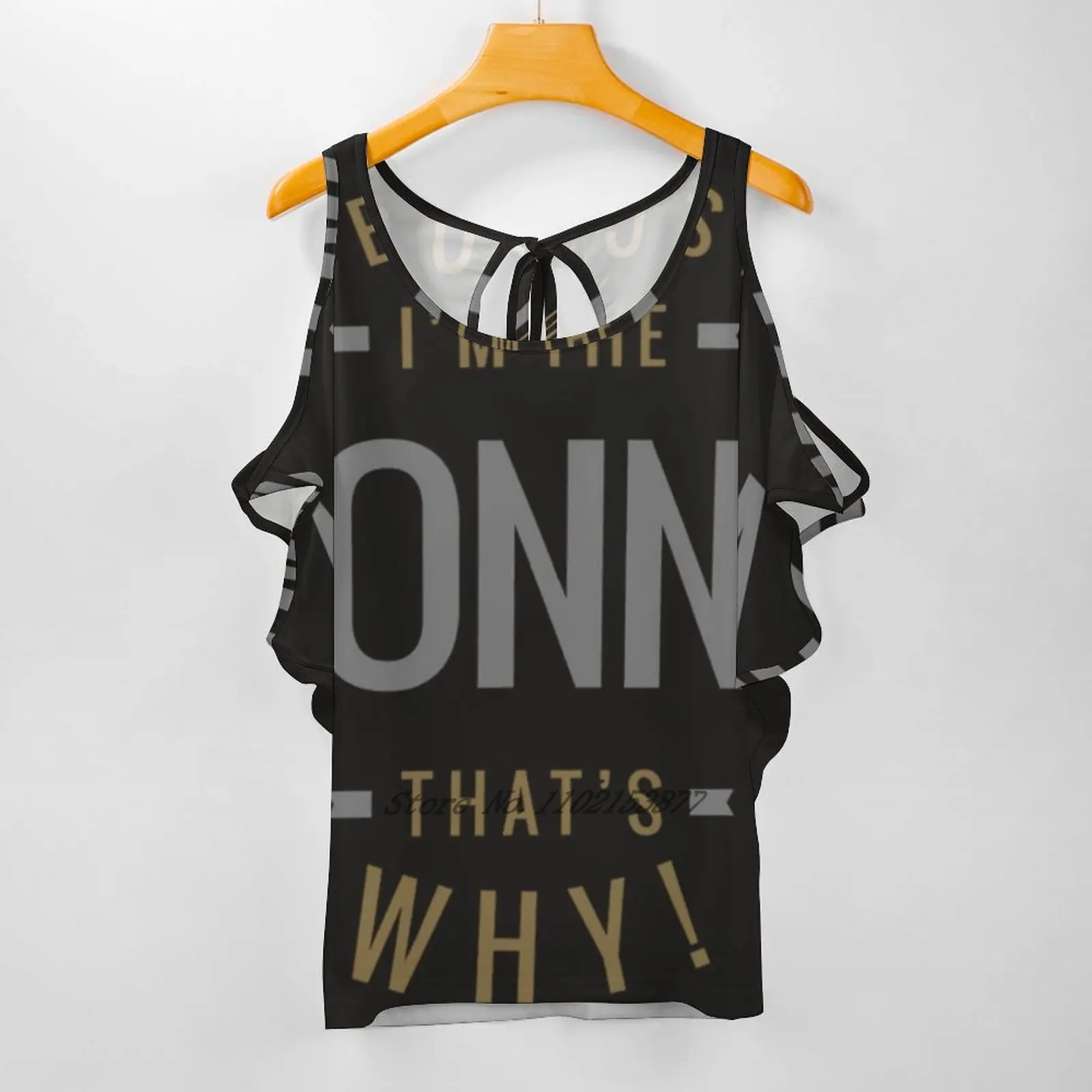 Потому что я футболку Nonna женская футболка с v-образным вырезом повседневные