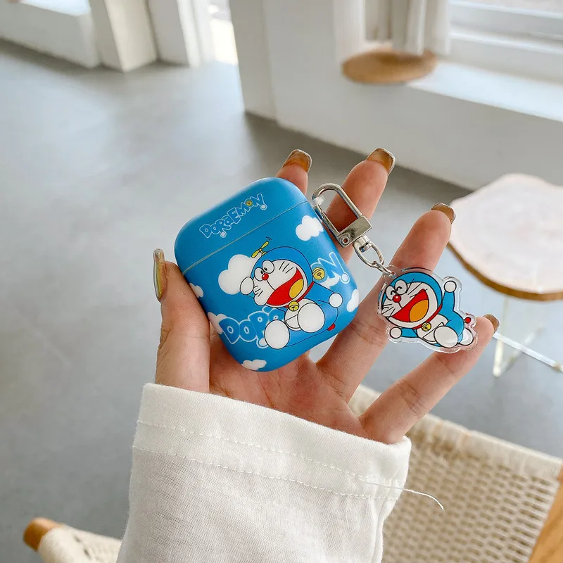Новый японский милый мультяшный чехол для наушников Doraemon Cat Чехол Apple Airpods 1/2 3 Pro