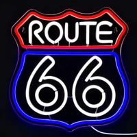 us high way neon sign historic route 66 acrylic led sign for hoom wall decor neon light game room wall sign party light bar neon
