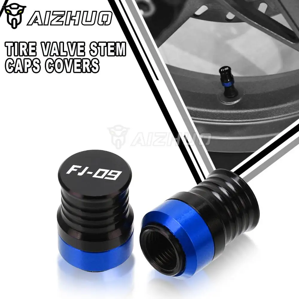

For Yamaha FJ09 2013-2021 Motorcycle Wheel Tire Valve Stem Caps Airtight Covers FJ-09 2020 2019 2018 2017 2016 2015 2014 FJ 09
