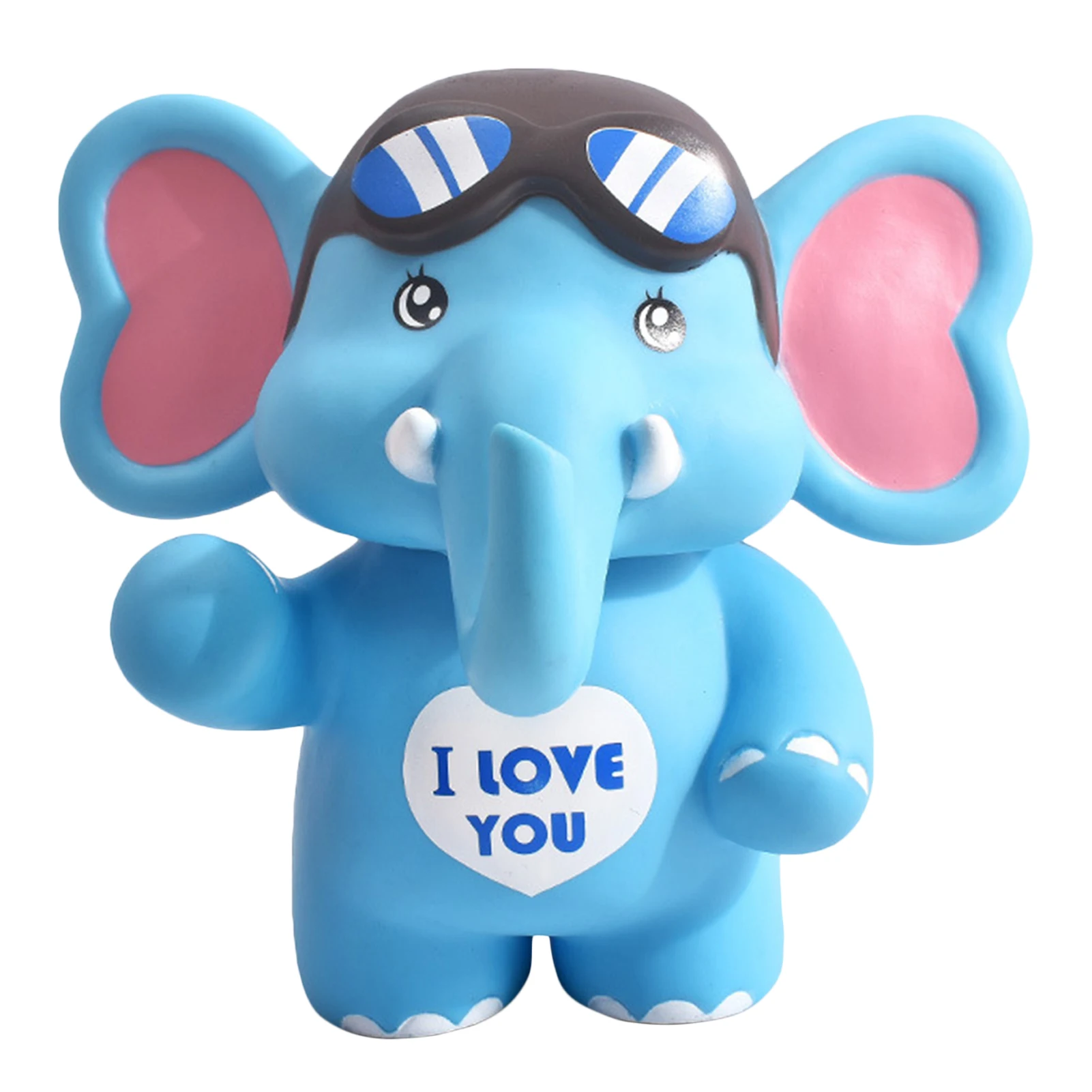 

Детская копилка в виде слона, красочная Копилка из ПВХ в виде слона для денег, легкая монета со слоном, копилка для экономии денег, горшок для...