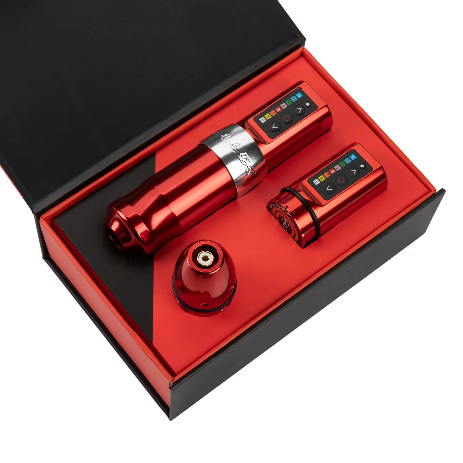 Беспроводная тату-машина Flux 2022 года с швейцарским двигателем, мощным и бесшумным, быстрая зарядка аккумулятора на 2400 мАч для лайнера и шейдера.