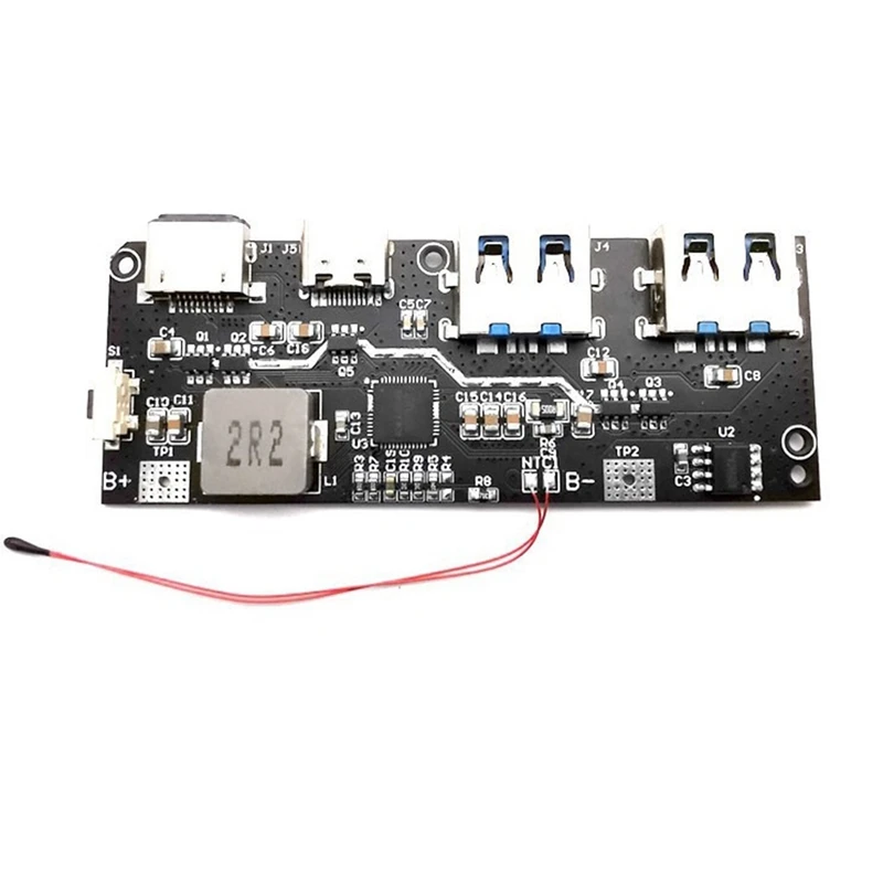 QC4 PD3.0 22 5 Вт 5-портовый 2-сторонний модуль внешнего аккумулятора быстрая зарядка