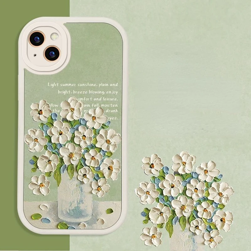 Luxury Floral Language Phone Case Suitable for Xiaomi Redmi Note 11 11S 10 10S Pro Mi 13 12 11T 10T 11 Lite NE  Protection Cover