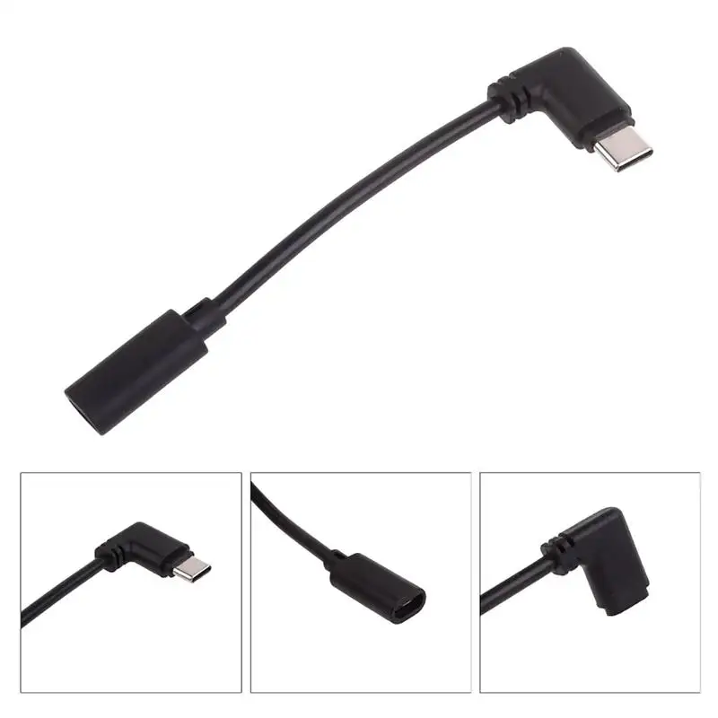 Адаптер USBA к USBC 90 градусов USB-папа USB C-мама кабель-адаптер 5 Гбит/с быстрая
