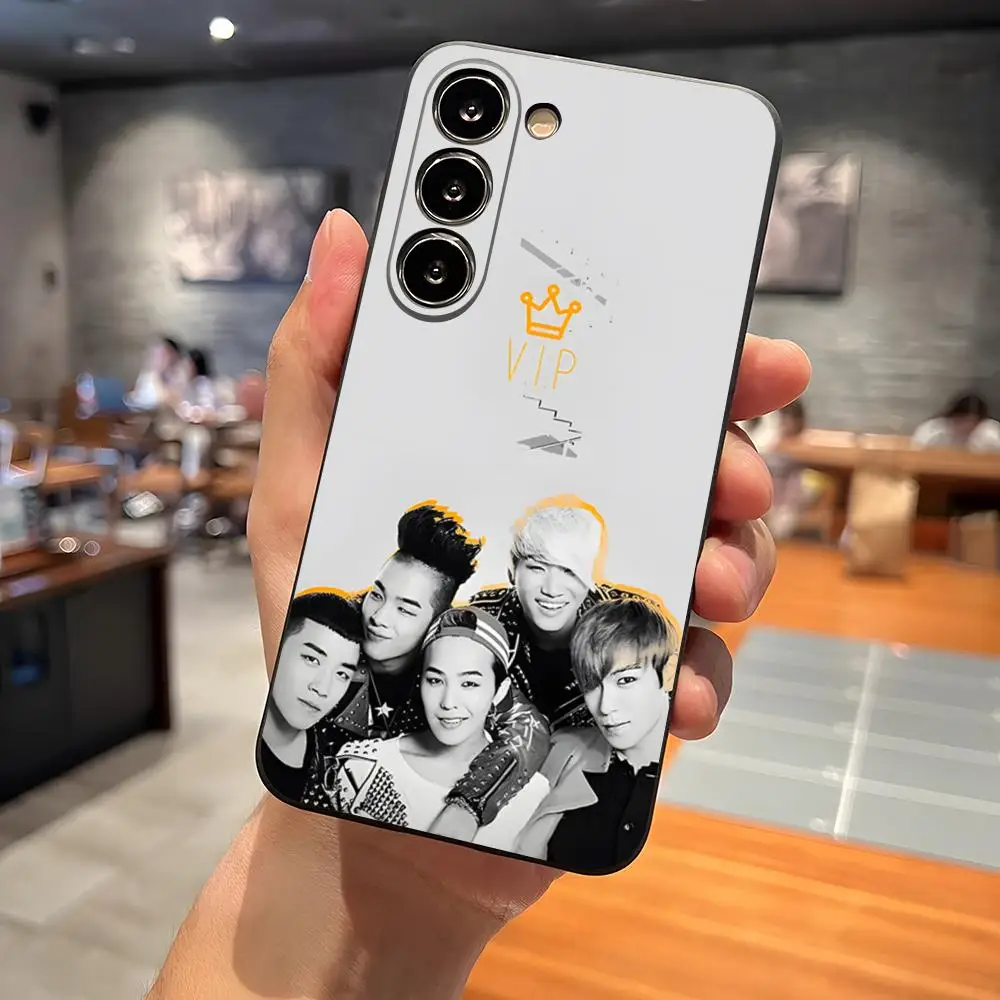 Чехол для телефона B-BIGBANGs Samsung S23 Ultra S24 S22 S20 Fe S21 Plus Galaxy A54 A34 A24 A53 A13 A16 Задняя крышка