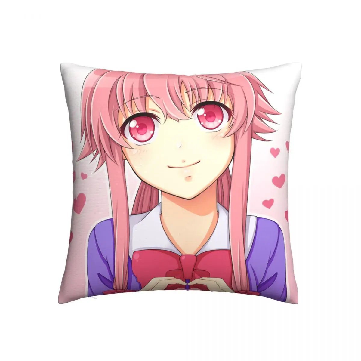 

Чехол для подушки Mirai Nikki Yuno, чехлы для подушек в японском стиле аниме, декоративные Наволочки на молнии для дома