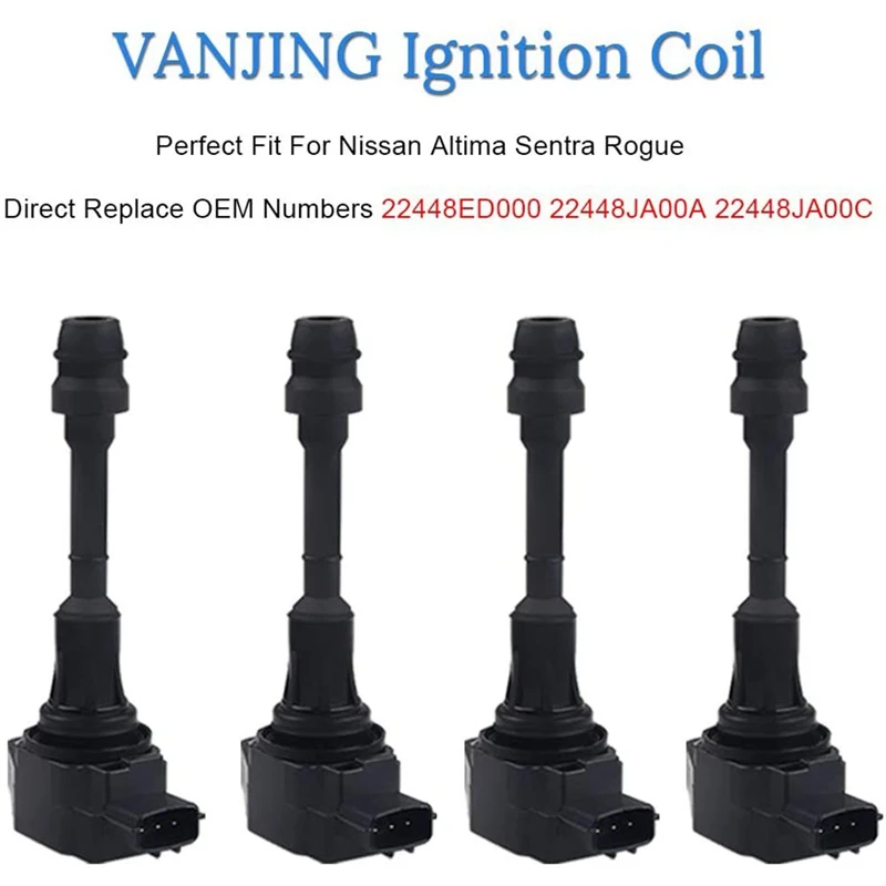 1 шт. катушки зажигания для Nissan Altima Sentra Rogue Versa-1.6L 1.8L 2.0L 2.5L UF-549 C1696 UF549 5C1753 22448ED000