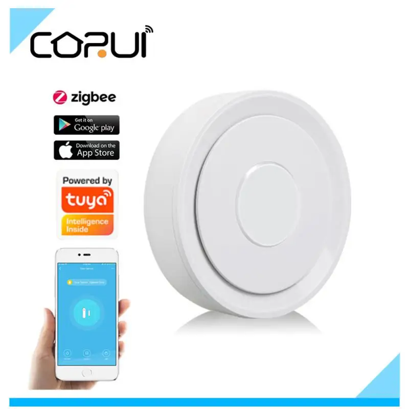 

CORUI Tuya Smart Wired Gateway Hub Zigbee Remote Linkage Device Control Smart Life APP Works With Alexa Google Home