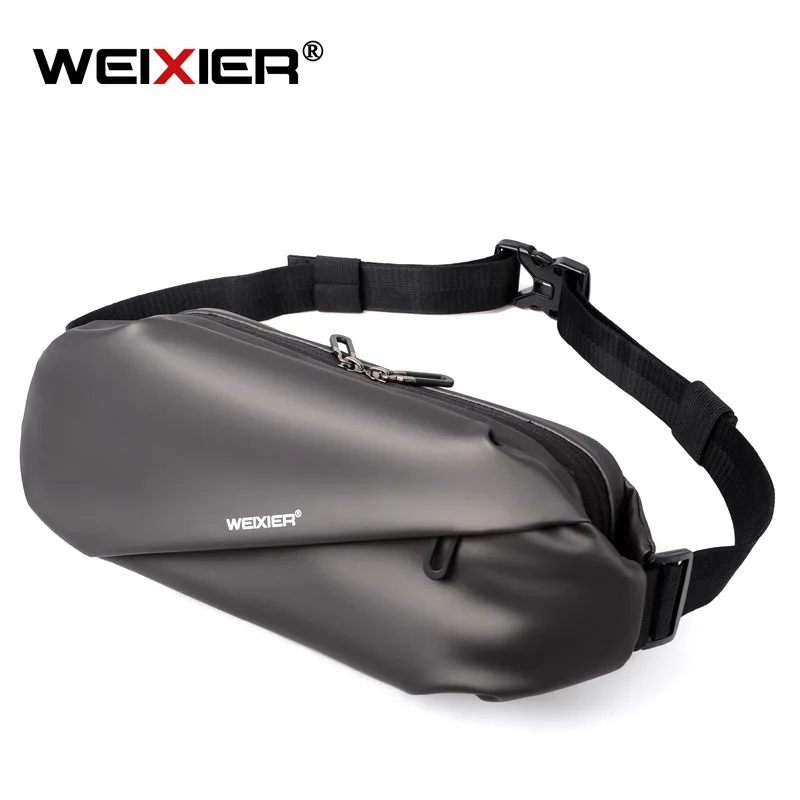 WEIXIER Fashion Multifunction Crossbody Bags for Men Bag Waterproof Shoulder Messenger Bags Short Trip Chest Bag Waist bag bolso