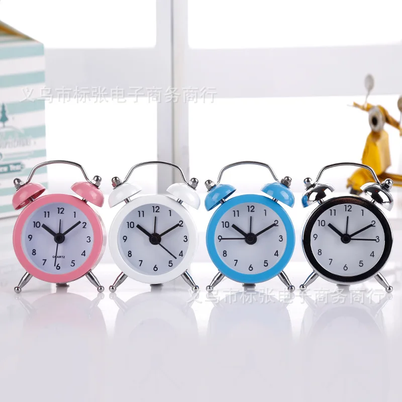 Small Desktop Cool Mini Alarm Clock Holiday Event Small Gift