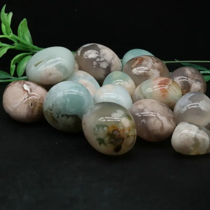 

20-30mm 100g Irregular Flower Agate Tumbled Stone Natural Mineral Quartz Crystal Reiki Healing Chakra Home Decor