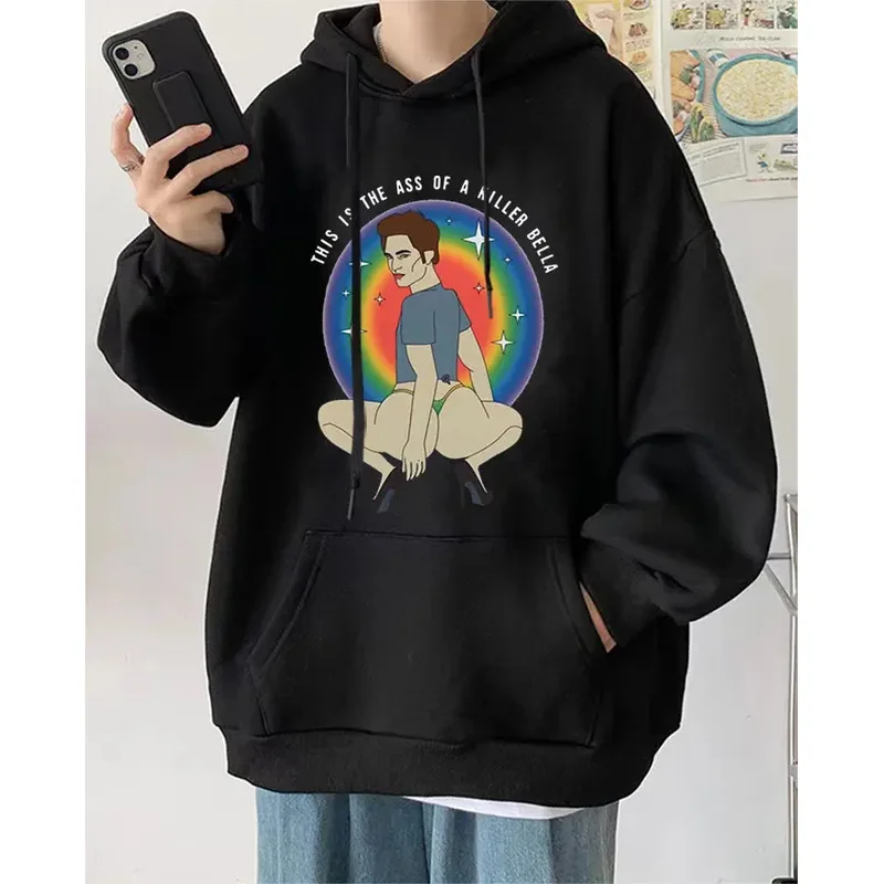 Толстовка с капюшоном it Is The Ass of A Killer Bella смешная мультяшная толстовка рисунком