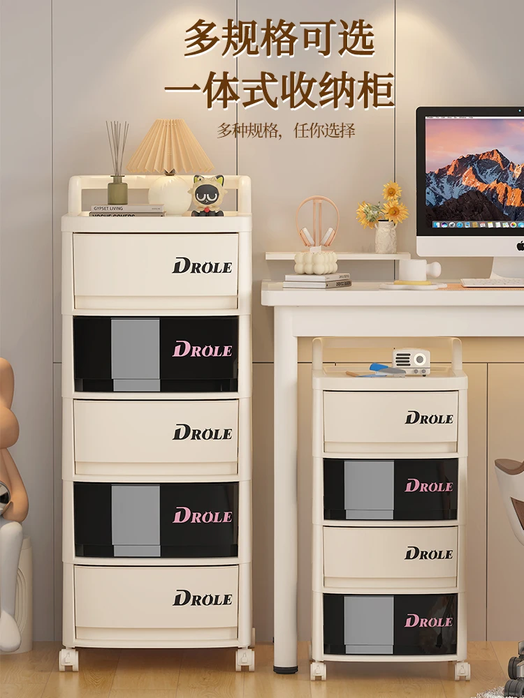 Шкаф для хранения под столом без установки многоярусная тележка с выдвижными