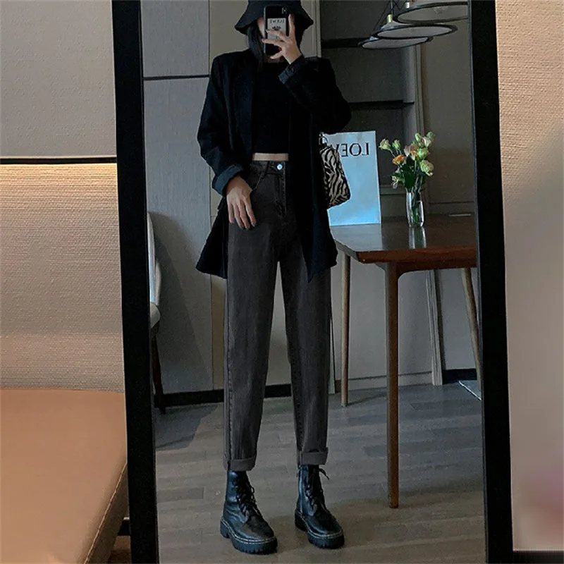 

ILARES Y2k Streetwear Baggy Jeans Woman High Waist Pant Jeans Women Korean Fashion Female Clothing Vintage Clothes Women's Pants