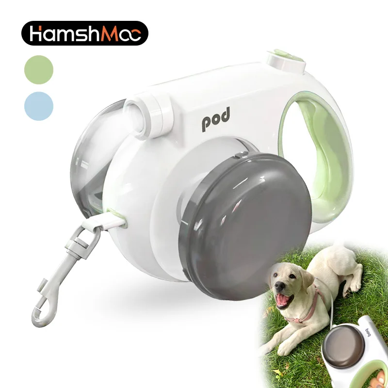 

Сверхмощный поводок для собак выдвижной свинцовый фонарик для домашних животных с мешком для отходов Диспенсер Коробка для еды аксессуары ...