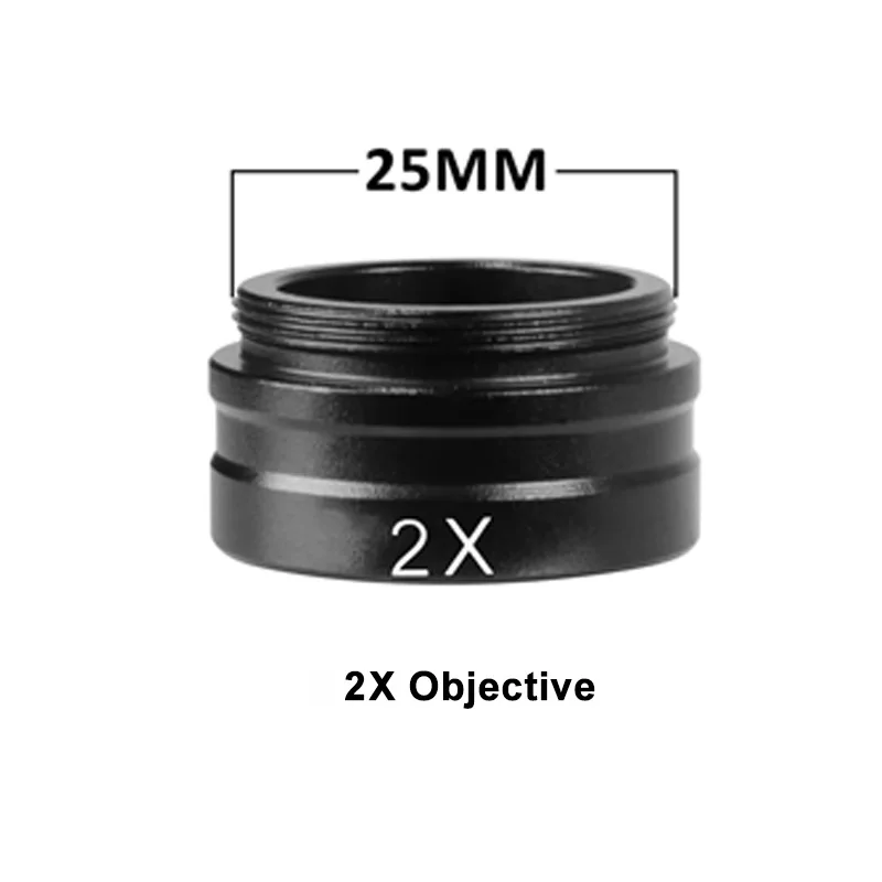 YIZHAN 2X 0,5X вспомогательный объектив для микроскопа, костюм для объектива с креплением C 25 мм 150X, окуляры для микроскопа, инструменты для увеличения размера 1000 мм (art.: 3920d07bf386f) - 3920d07bf386f