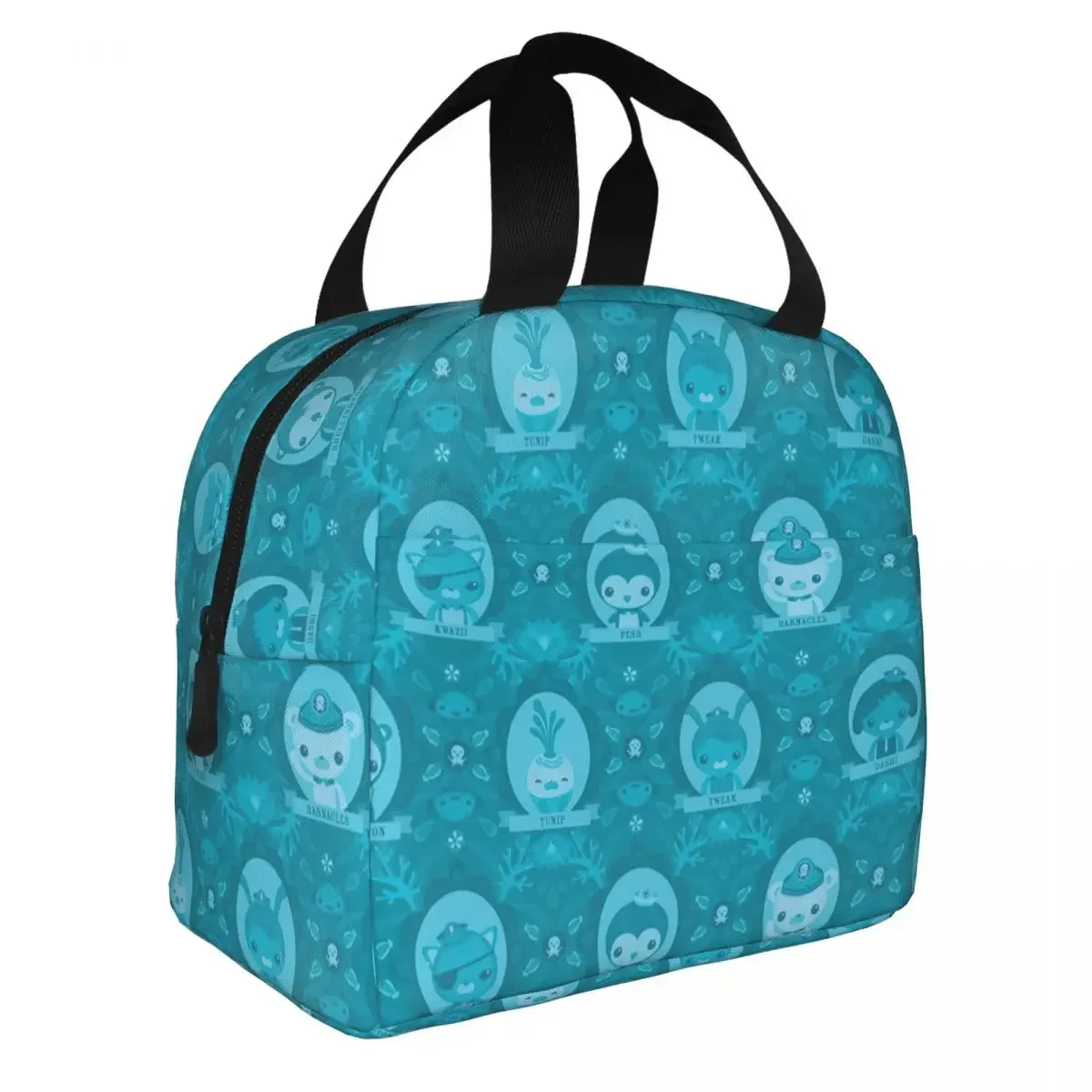 Изолированная сумка для обеда Октонавты большая емкость милый мультфильм аниме