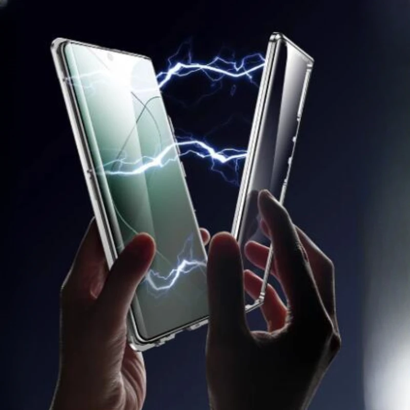 360 ° Полный чехол для Xiaomi Mi 14 Pro Ultra металлическое магнитное стекло защита от