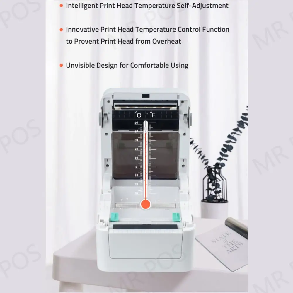Wi-Fi Xprinter XP-420B 4-дюймовый Термопринтер для печати этикеток шириной 115 мм принтер