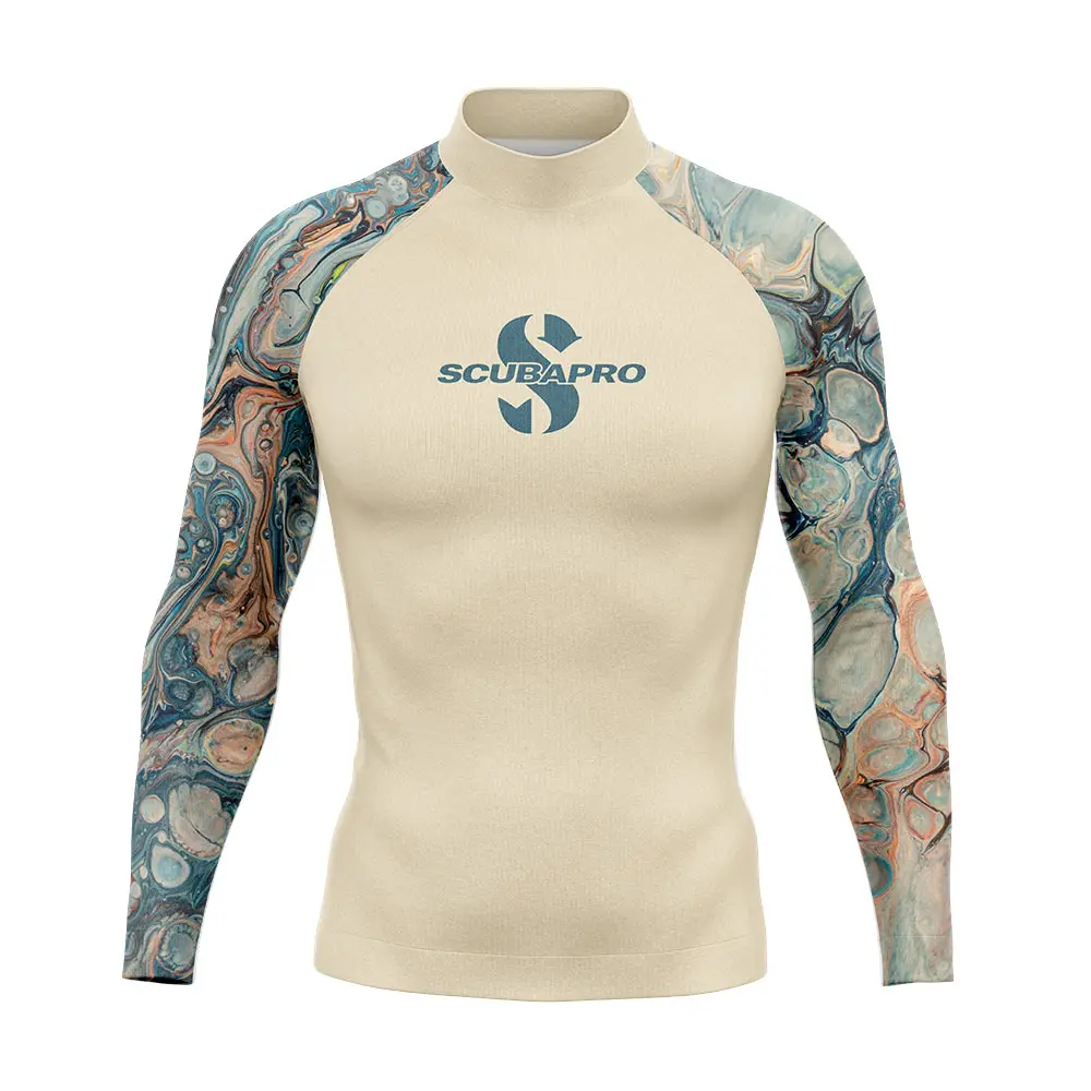 

Новый мужской купальник с длинным рукавом, футболка для плавания с защитой от ультрафиолета