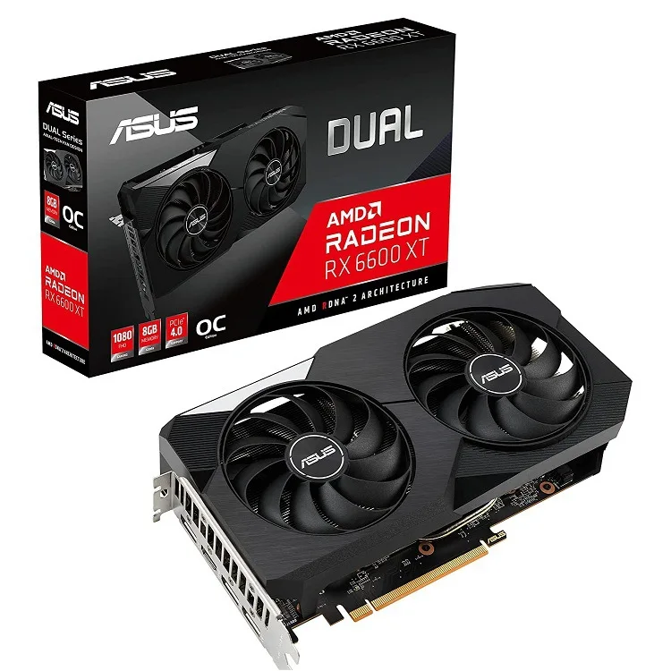 

Видеокарта Dual Radeon RX 6600 XT OC Edition, 8 Гб GDDR6, 128 бит, 7 нм, 6600XT, 8 контактов, 128 бит, поддержка AMD, Intel