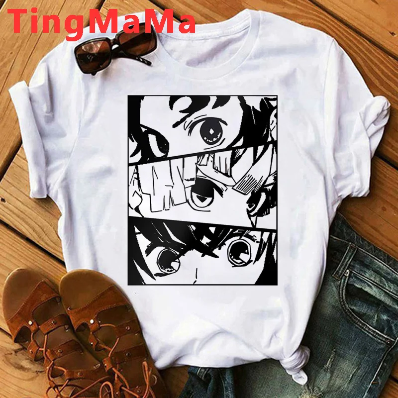 

Мужские футболки с принтом, Повседневная Уличная одежда, топы с рассекающим демонов, киметасу но яиба, тангиро камадо, незуко