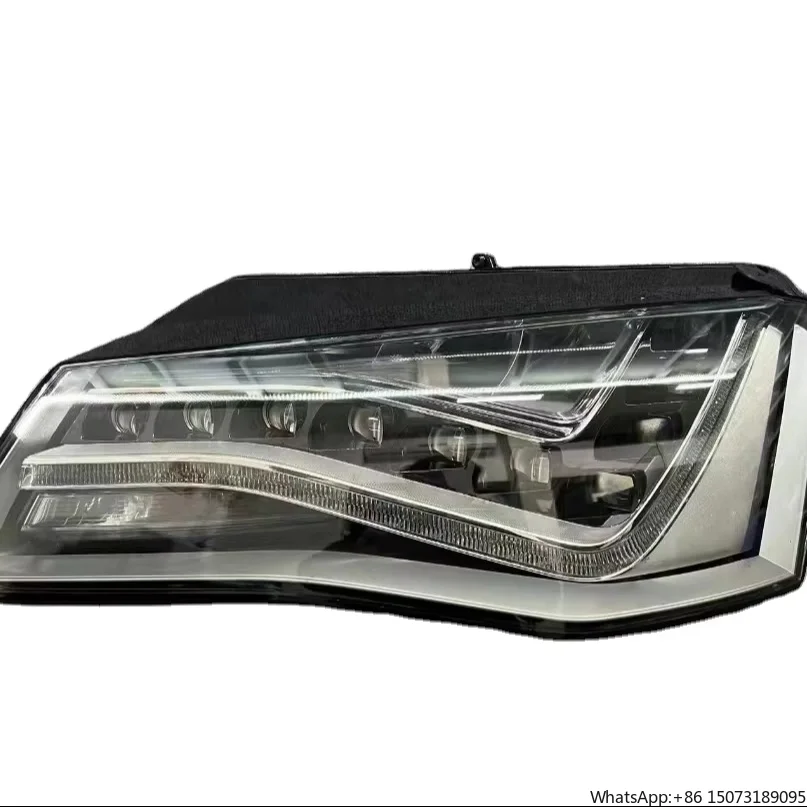 Фото Для Audi A8 2011-2015 годов: Обновленные высококачественные матричные полностью светодиодные фары S8 Dragon Ball D4 в форме капли, оригинальные, 12В №1