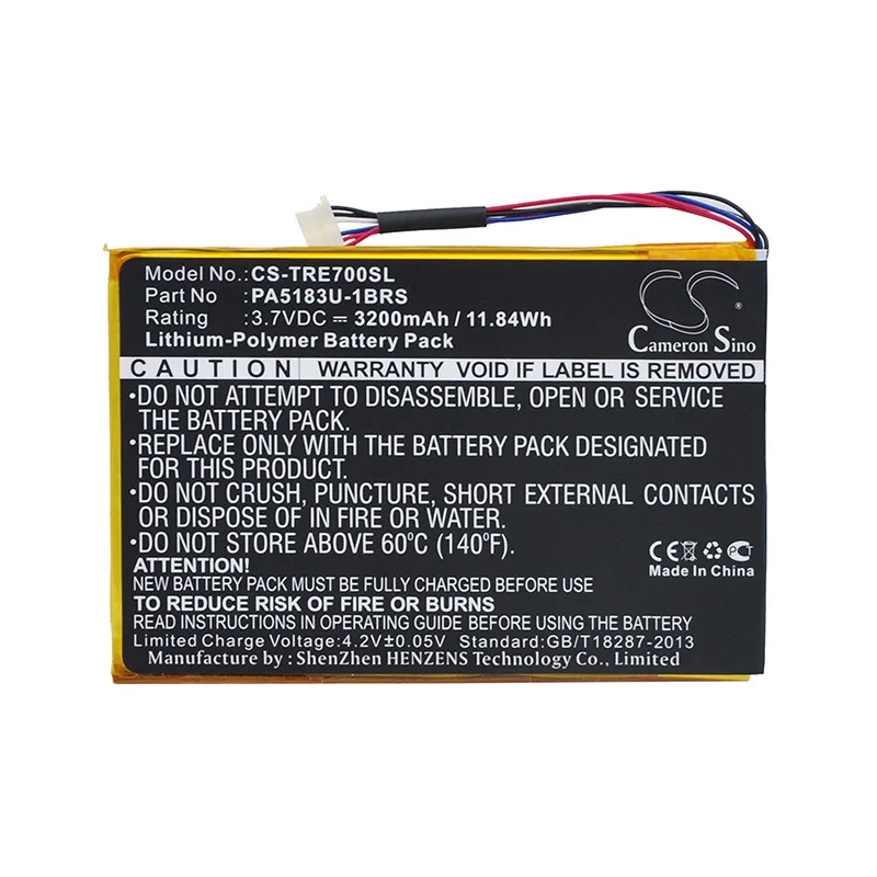 

Applicable TOSHIBAAT7-B AT7-C AT7-C8 PA5183U-1BRS tablet battery