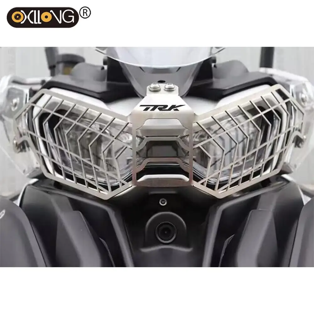 

Motorcycle Head Lights Protector Covers For Benelli TRK 702 TRK702 TRK702X 2022 2023 TRK 702X Headlamp Headlight Guard Grill