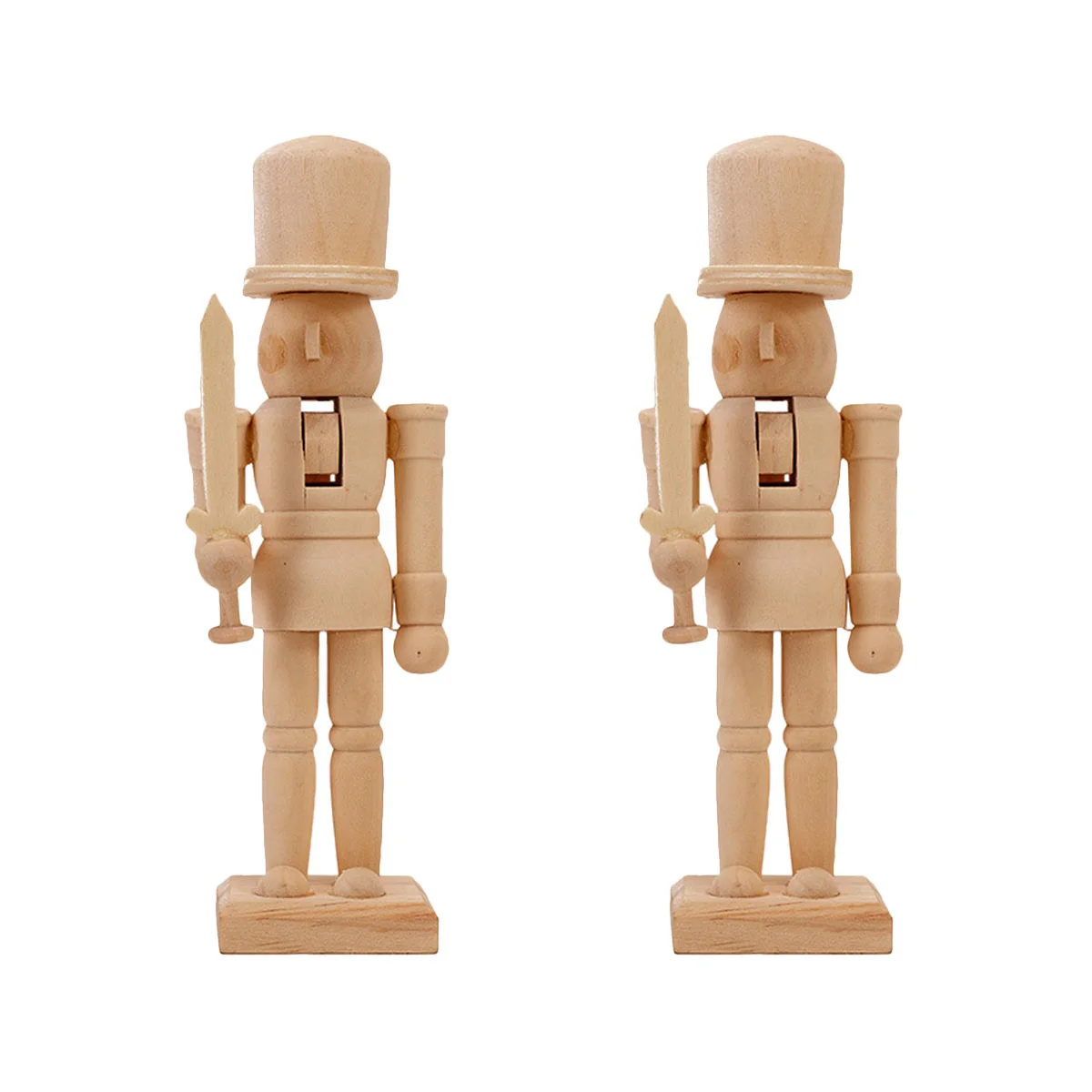 

2 шт. деревянный гайковёр, украшение для солдата, деревянный гайковёр, крафтовое ремесло, сделай сам, граффити, украшение