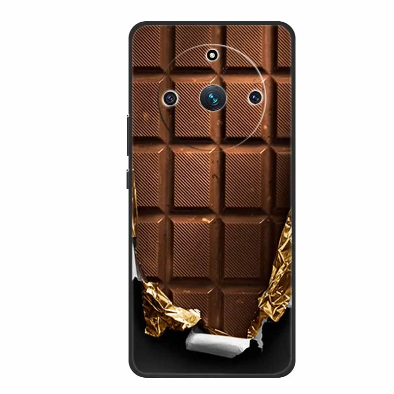 Мягкая задняя крышка из ТПУ для Realme 12 Pro + телефона силиконовая OPPO Realme12Pro модная