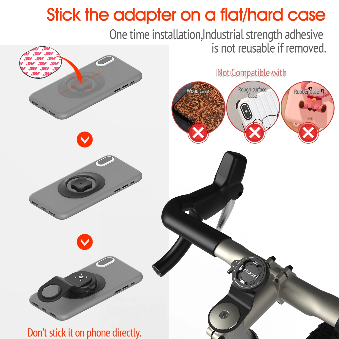 Universal Mountain Bike Phone Holder Bicycle Mobile Phone Quick Mount Road MTB Handlebar Stem 2nd gen upgrade Bracket Riding