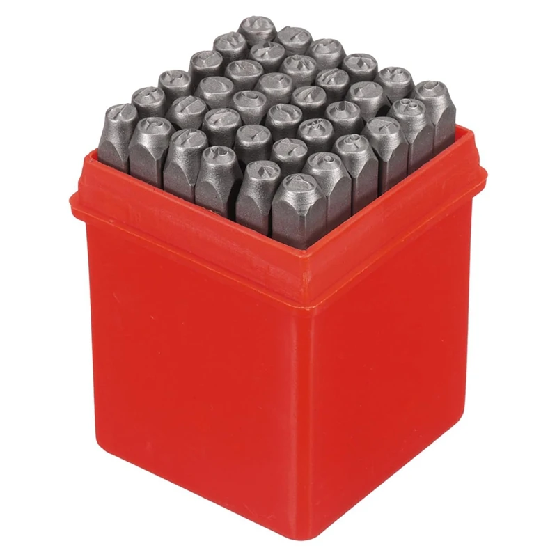 36 шт. 1/8 дюйма (3 мм) набор штампов с буквами и нижним корпусом A-Z 0-9 перфоратор для