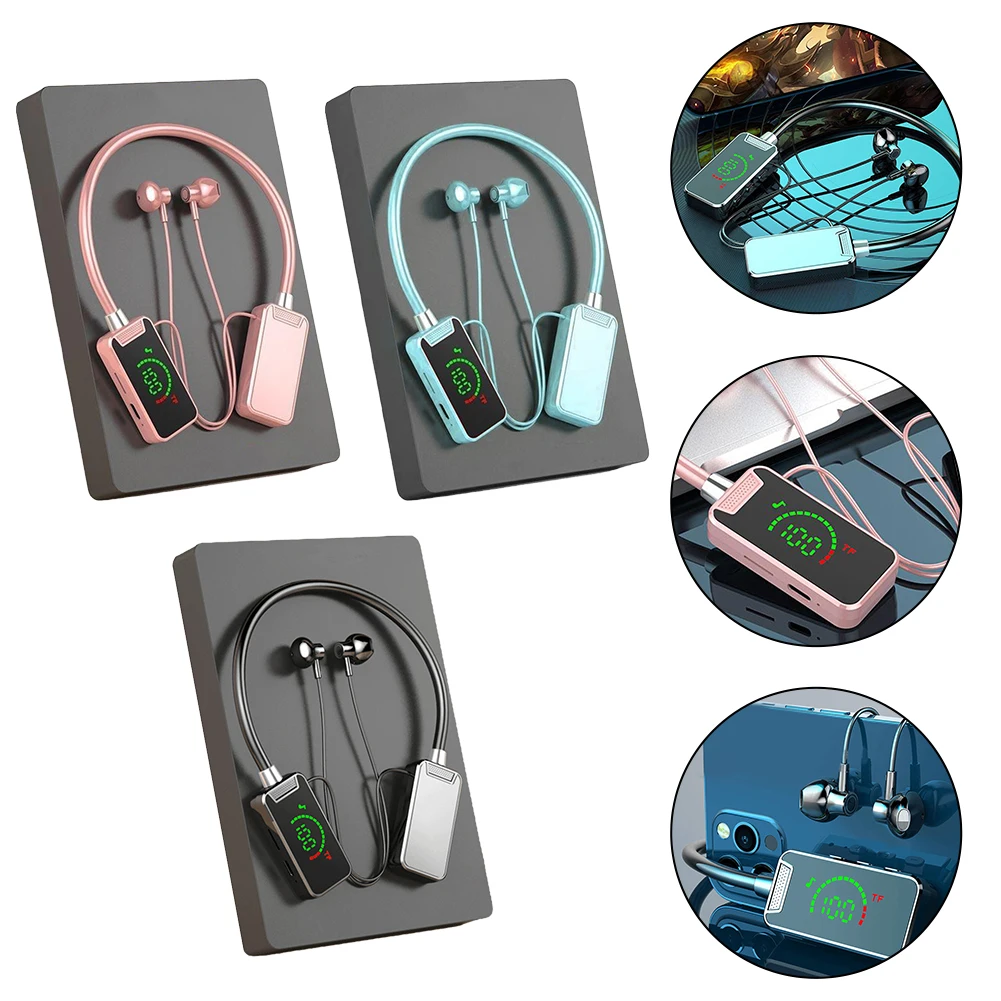 Наушники для прямой трансляции шейные беспроводные наушники со звуковой картой