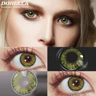 Контактные линзы для глаз светло-коричневого цвета, 1 пара