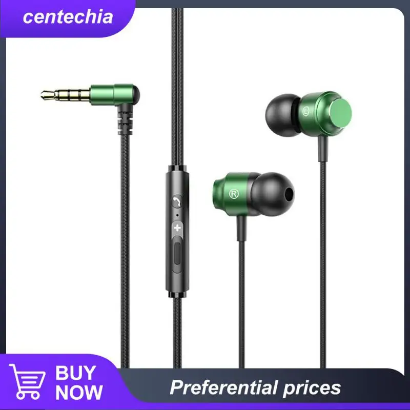 

Low Frequency Upgrade Version Stereo Earphone In-ear Common Headset Wired Earpiece For Mobile Phone 3.5mm With Mic 9d Adjustable