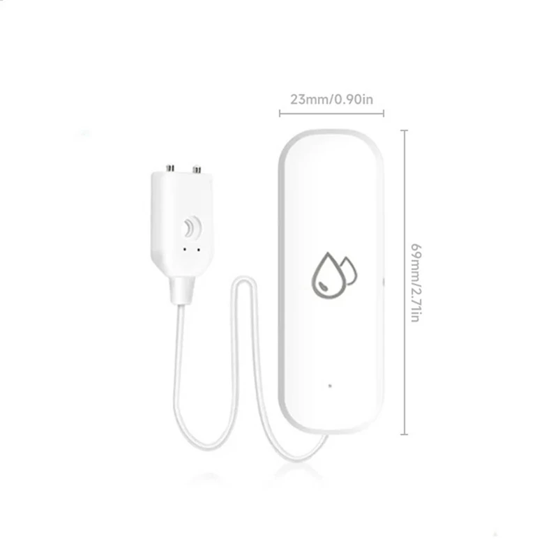 Датчик воды Tuya детектор утечки работает с системой оповещения об переполнении