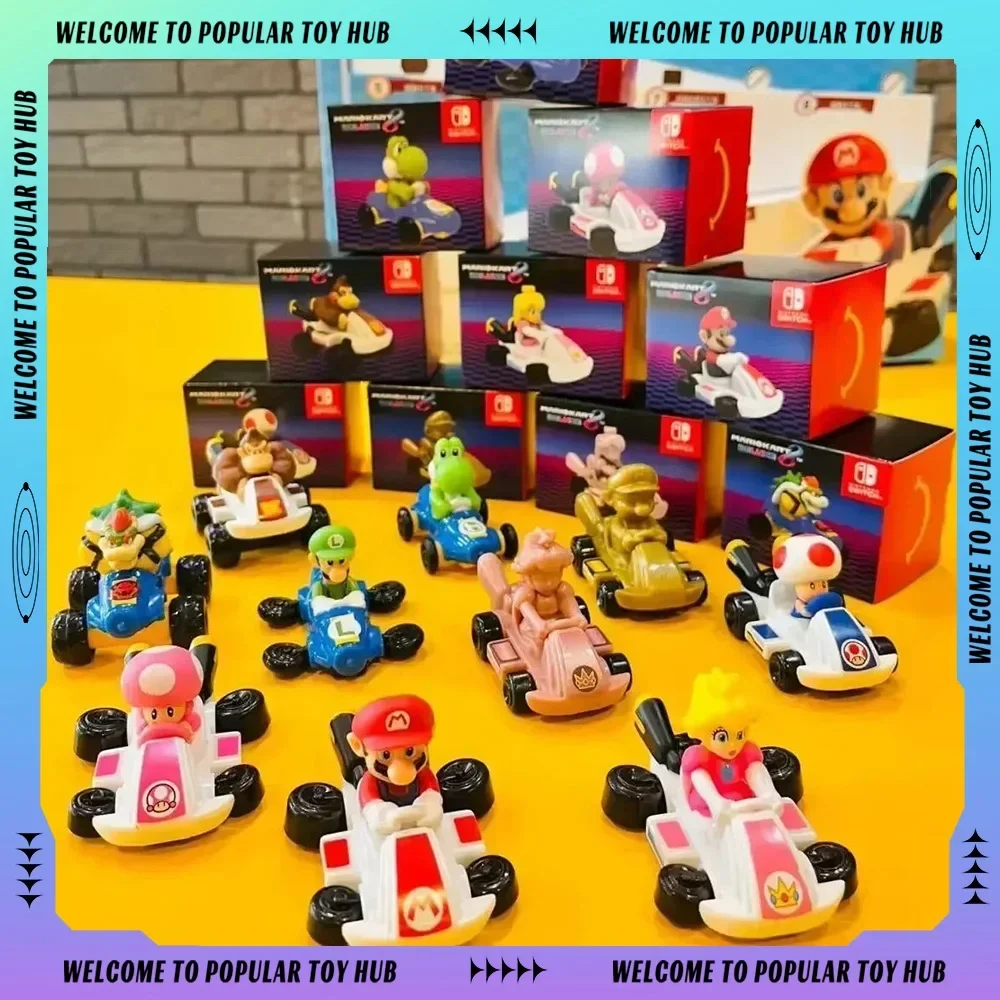 В наличии игрушка McDonald Series Mario Фигурка Kart Happy Meal Игрушки Коллекционная модель