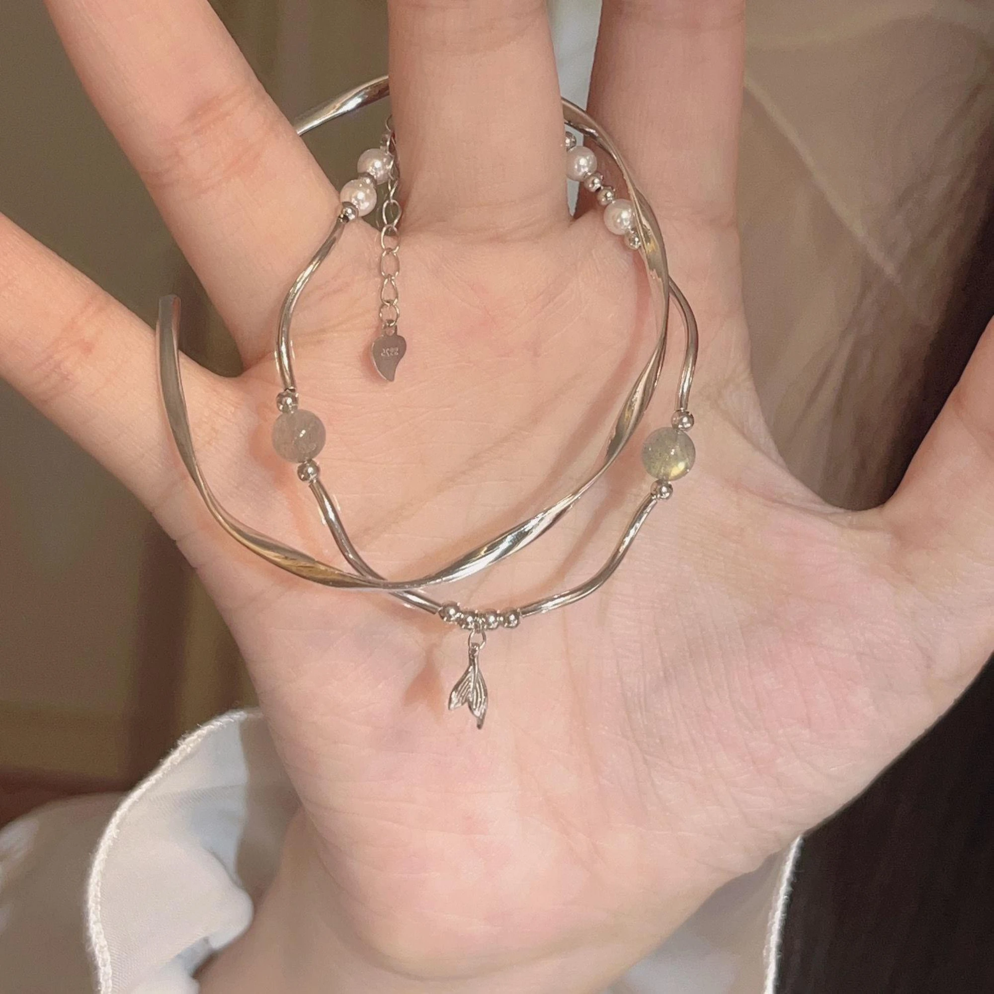 Модный браслет JueziCold из нержавеющей стали с цепочкой в форме сердца тумблерные