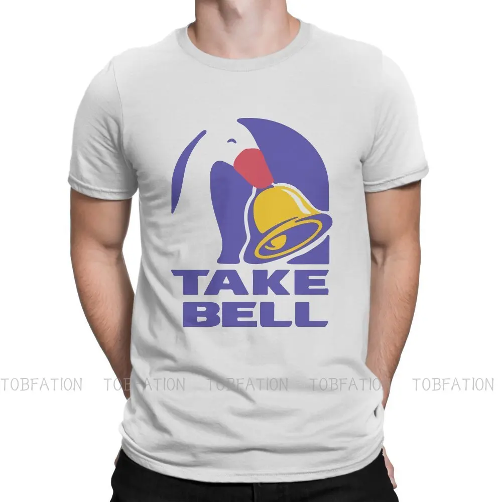 

Untitled Goose Game TShirt for Men TAKE BELL Basic Casual Sweatshirts T Shirt Novelty Trendy Fluffy