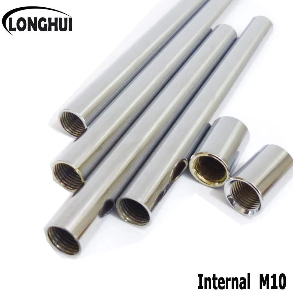 

M10 inner female thread both ends have inner thread 10mm hollow rod table lamp photography lamp straight tube connecting rod