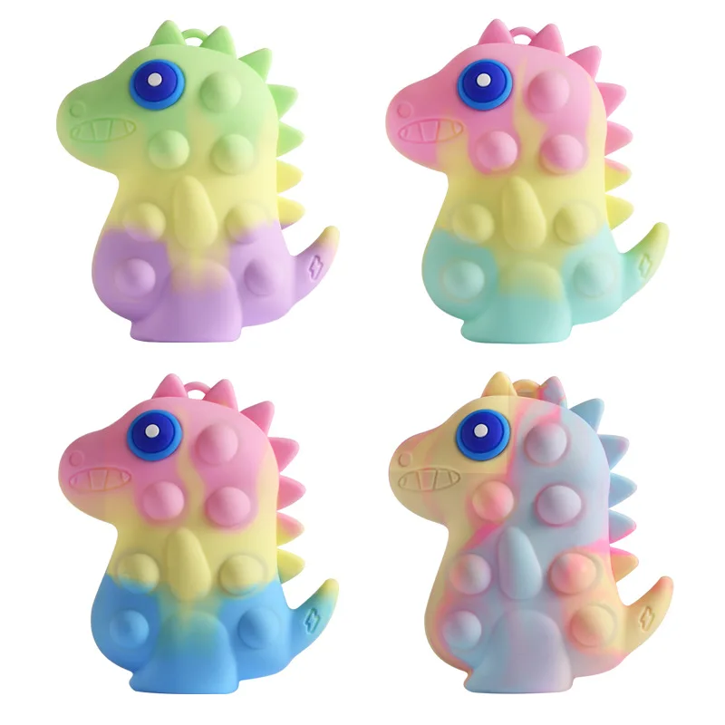 

Kawaii Staring Dinosaur Balls Fidget Toys Anti-Stress Relieve Decompression Child Sensory Push Bubble Squeeze Toy for Kids Gifts
