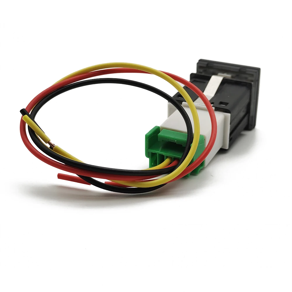 Автомобильная красная светильник ная панель кнопка включения/выключения